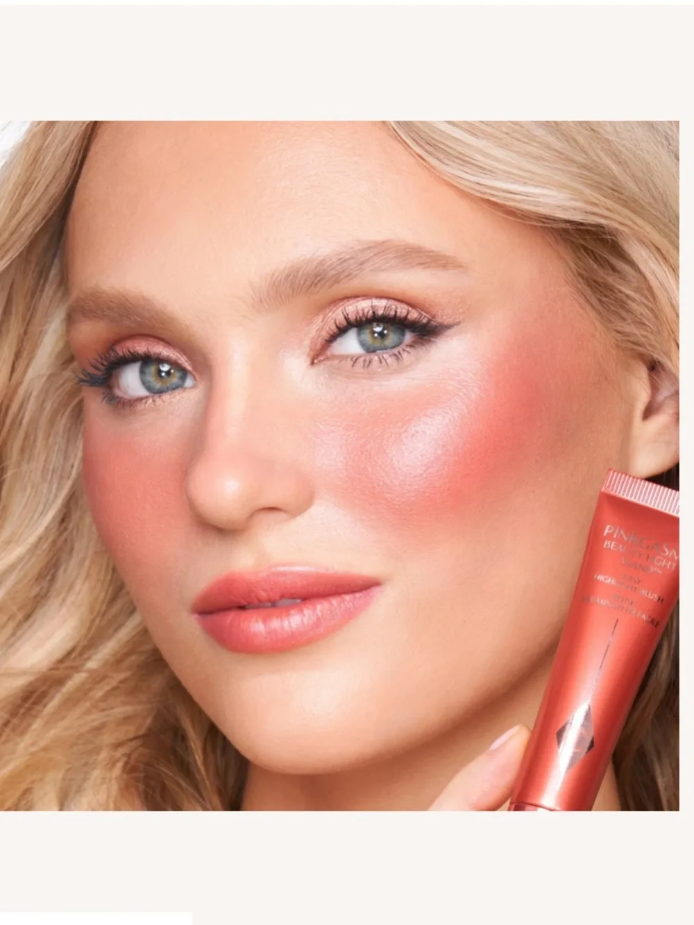 Charlotte Tilbury Pinkgasm Cream Blush-Highlighter- Pinkgasm Sunset